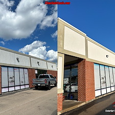 Commercial Pressure Washing In Imperial, MO - Stucco Building Cleaned with Soft Washing